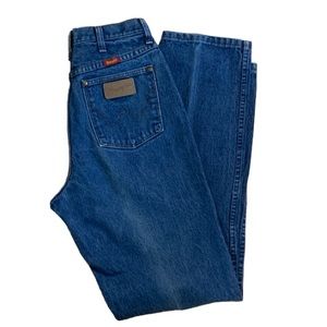 Wrangler High Rise Vintage Denim Jeans Size Cowgirl Western